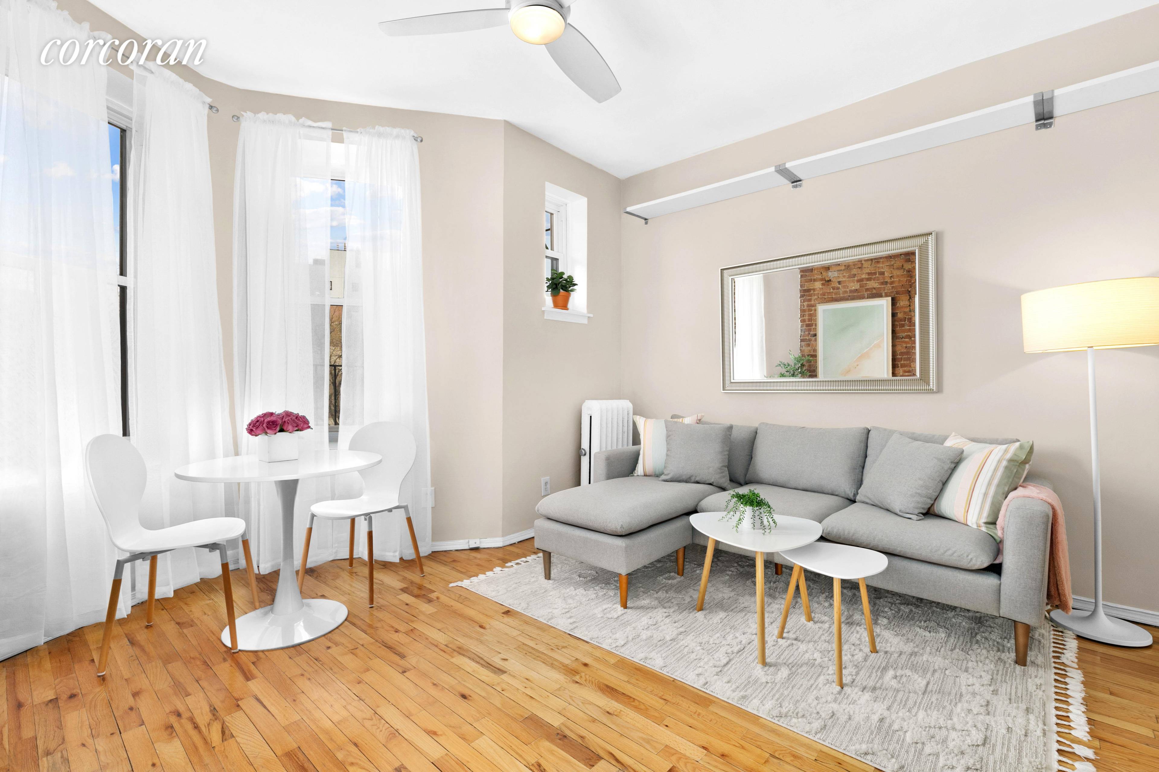 With only 10 down, this modern and chic prime Prospect Heights coop is calling you HOME !