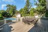 Brand new Trex deck with fencing and gates.