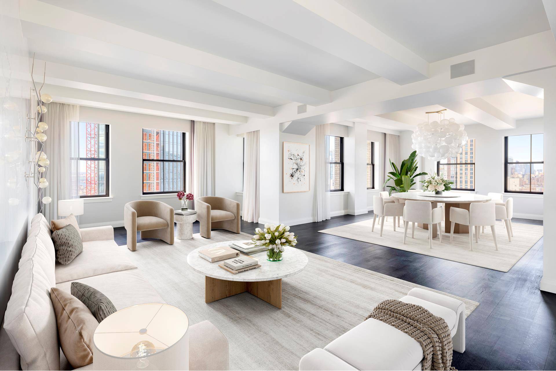 Featured in the December 2021 issue of architectural digest, this exceedingly rare, mesmerizing full floor penthouse at 1 Hanson Place offers an unparalleled combination of high end finishes, extraordinary interior ...