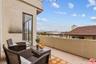Balcony off living room