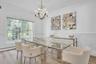 Lovely dining room to entertain in.