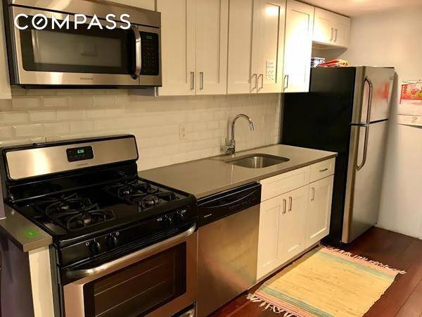 We have a lovely 2 BD apartment located inBushwick available to rent on July 1st The kitchen has stainless steel appliances, white cabinets, stone countertops and it includes a dishwasher.