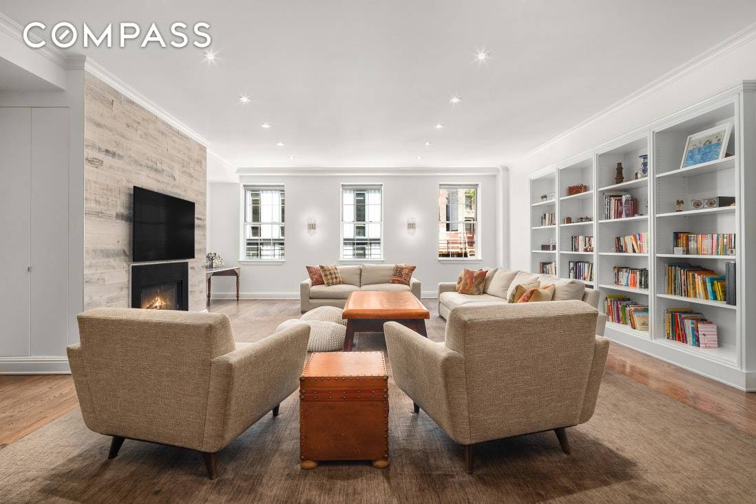 Residence 5E at coveted 18 Leonard Street is a gracious, elegant loft boasting 3 Bedrooms, 2.