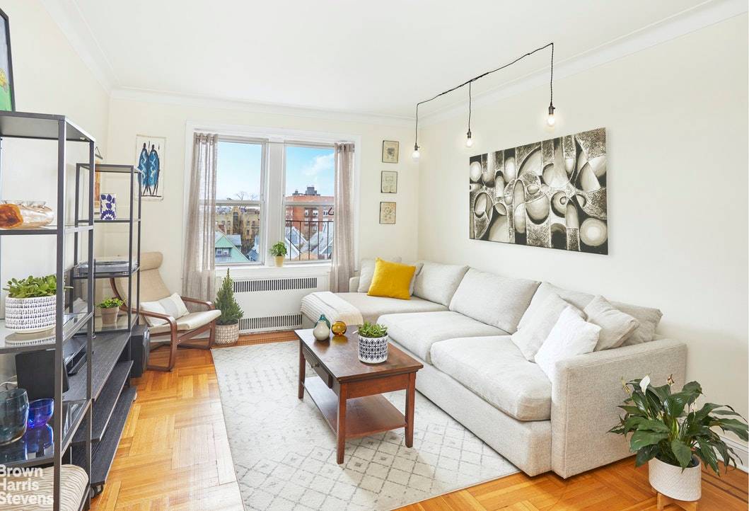 Dazzling sunshine and unobstructed western views await you in this bright and airy corner one bedroom jewel with an unbeatably LOW maintenance.
