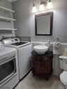Laundry, half bath