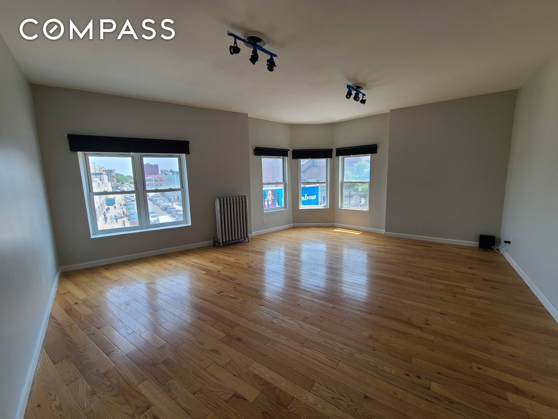 This sprawling, floor through apartment is situated on the top floor of a mixed use, corner property, offering a plethora of natural light from southern, western and eastern exposures, and ...