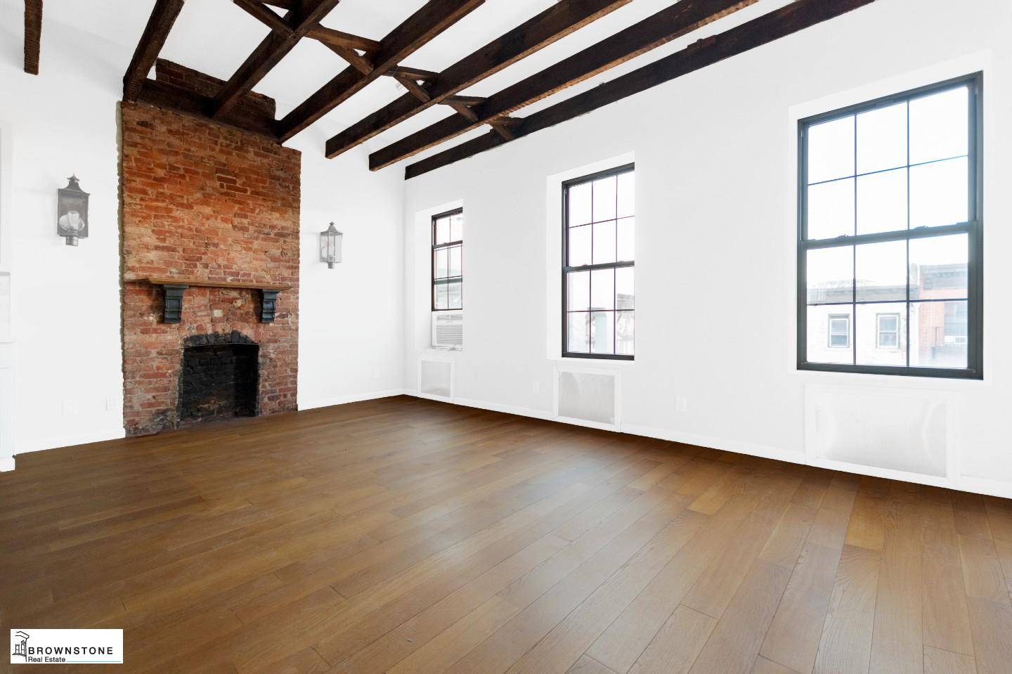 Brand new spacious 1100sf, sun drenched top floor apartment in the heart of trendy Gowanus.