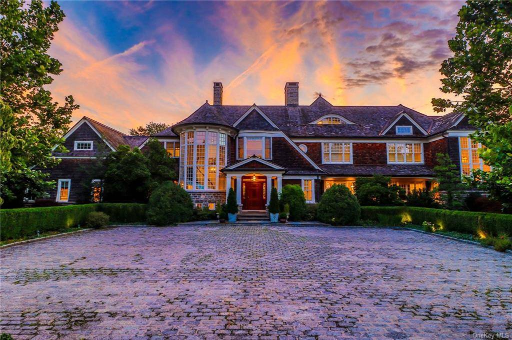 Incomparable country estate sited on nearly 11 acres.