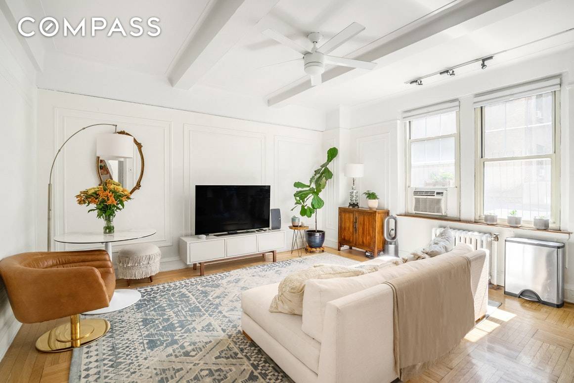 Sunny amp ; spacious 1 bedroom unit in one of Park Slope's best full service coops.
