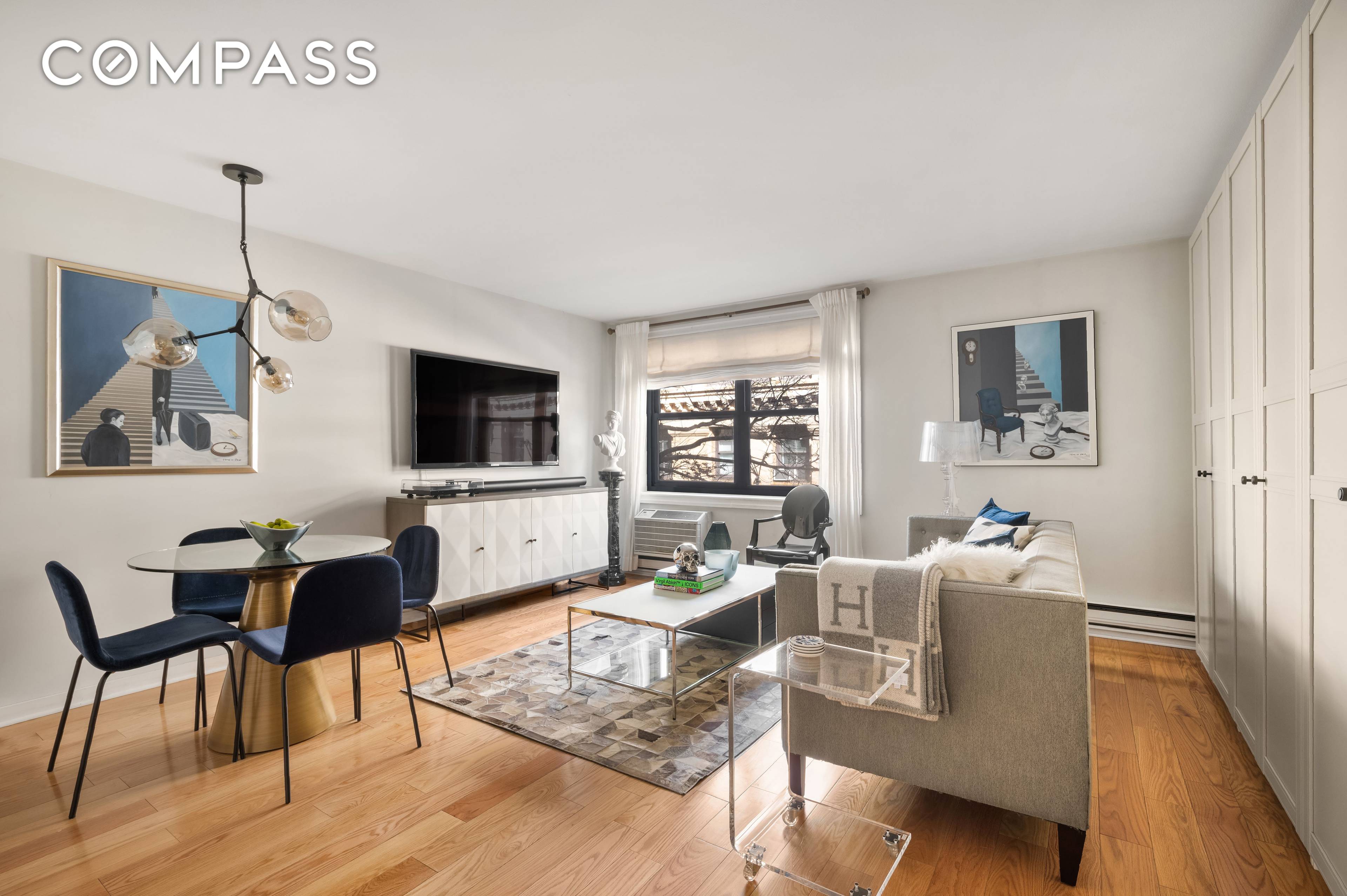 Welcome to your dream home in the idyllic West Village, located on charming Bank Street and just a block away from breathtaking Hudson River Park.