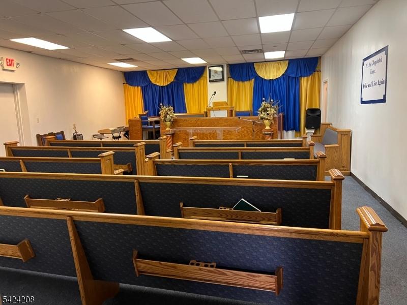 Inside church