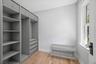 Staged walk in closet