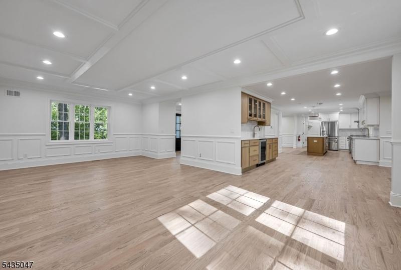 Living open to wet bar area