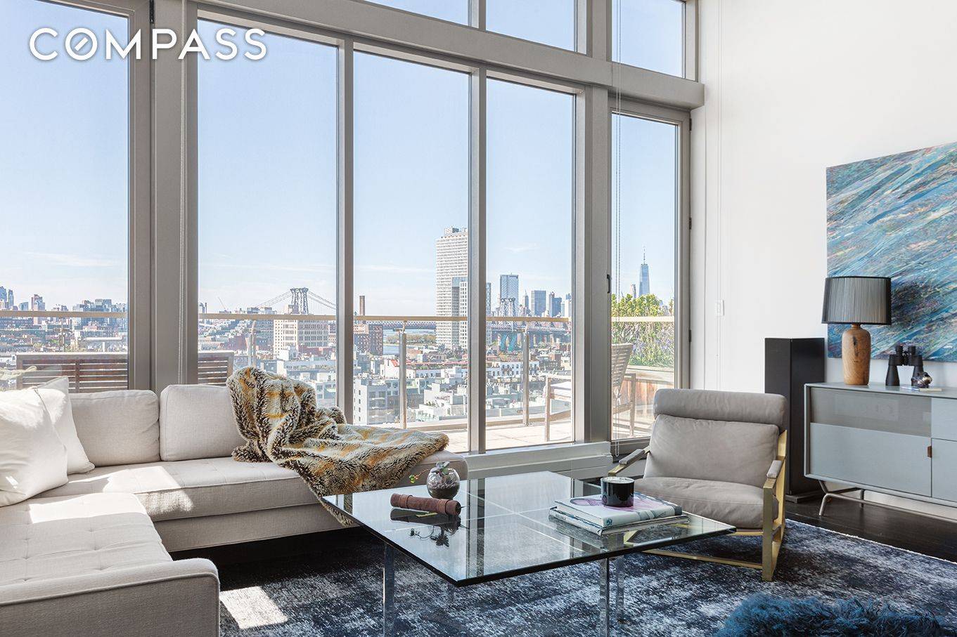 EPIC WILLIAMSBURG PENTHOUSE WITH PRIVATE PARKING, STORAGE AND TWO TERRACES.