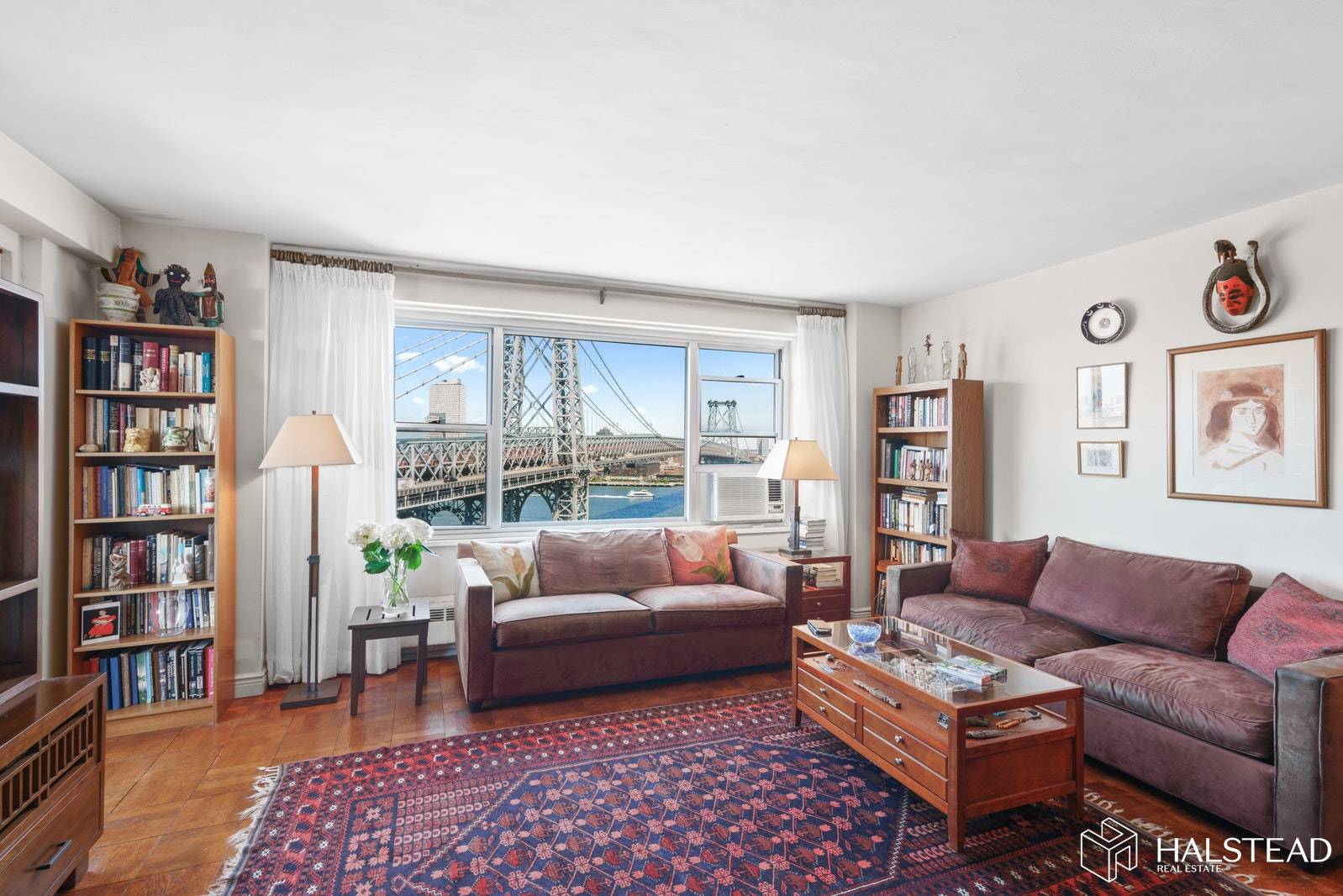 High floor corner unit with panoramic unobstructed views to the entire Midtown Skyline, East River, Brooklyn and beyond !