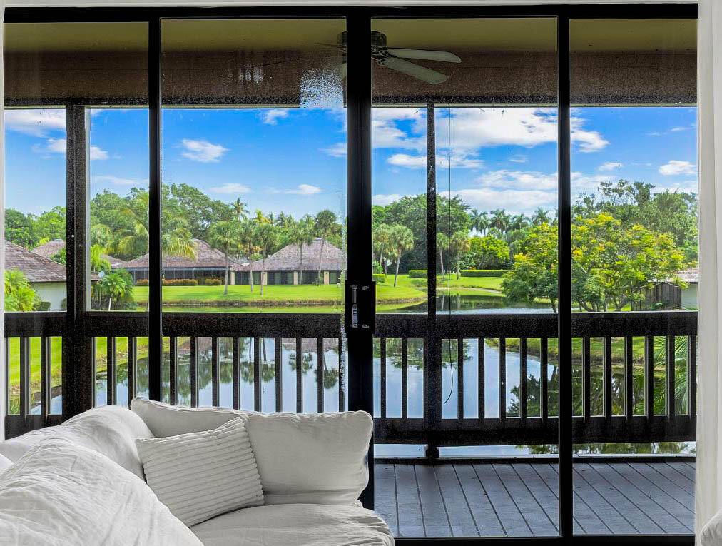 Breathtaking Water Views with screen balcony.