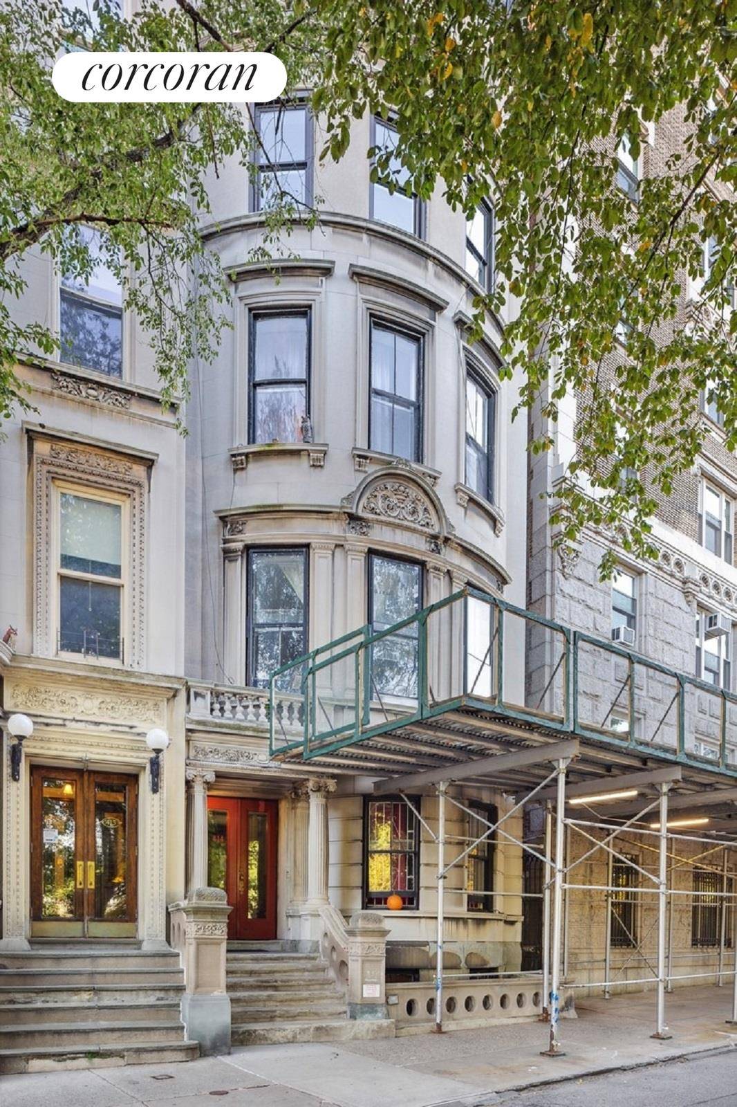 An absolutely STUNNING townhouse built around 1900, this five story Riverside Drive building is available for the first time in many years !