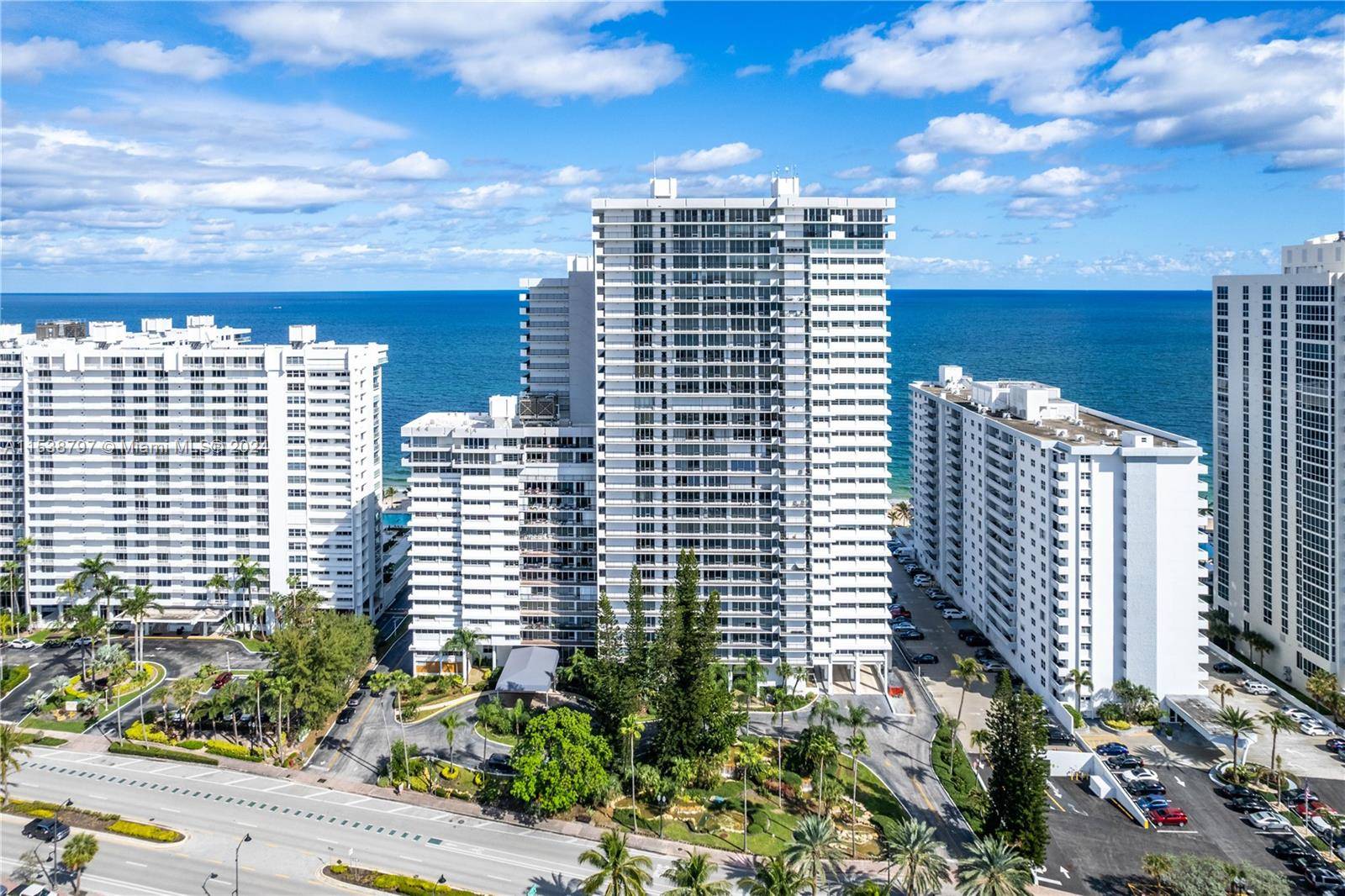Stunning ocean front rare 3 bedroom and 3 bath condo in Plaza South.