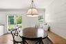 Banquette seating.
