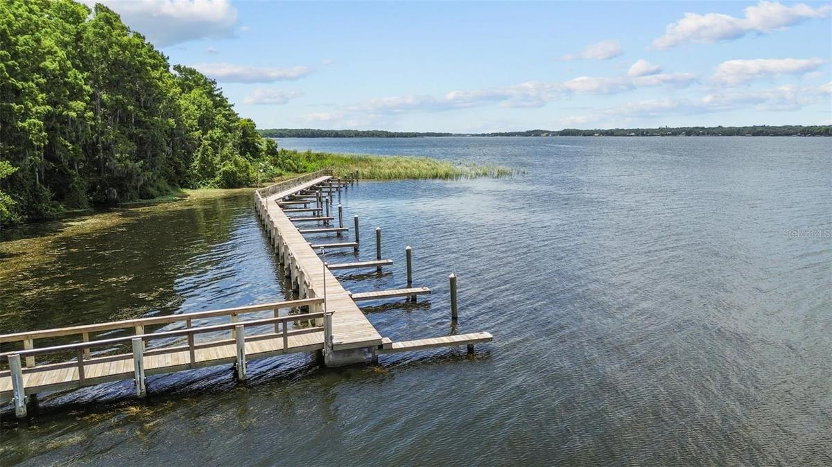 Lansbrook private park/dock to Tarpon Lake