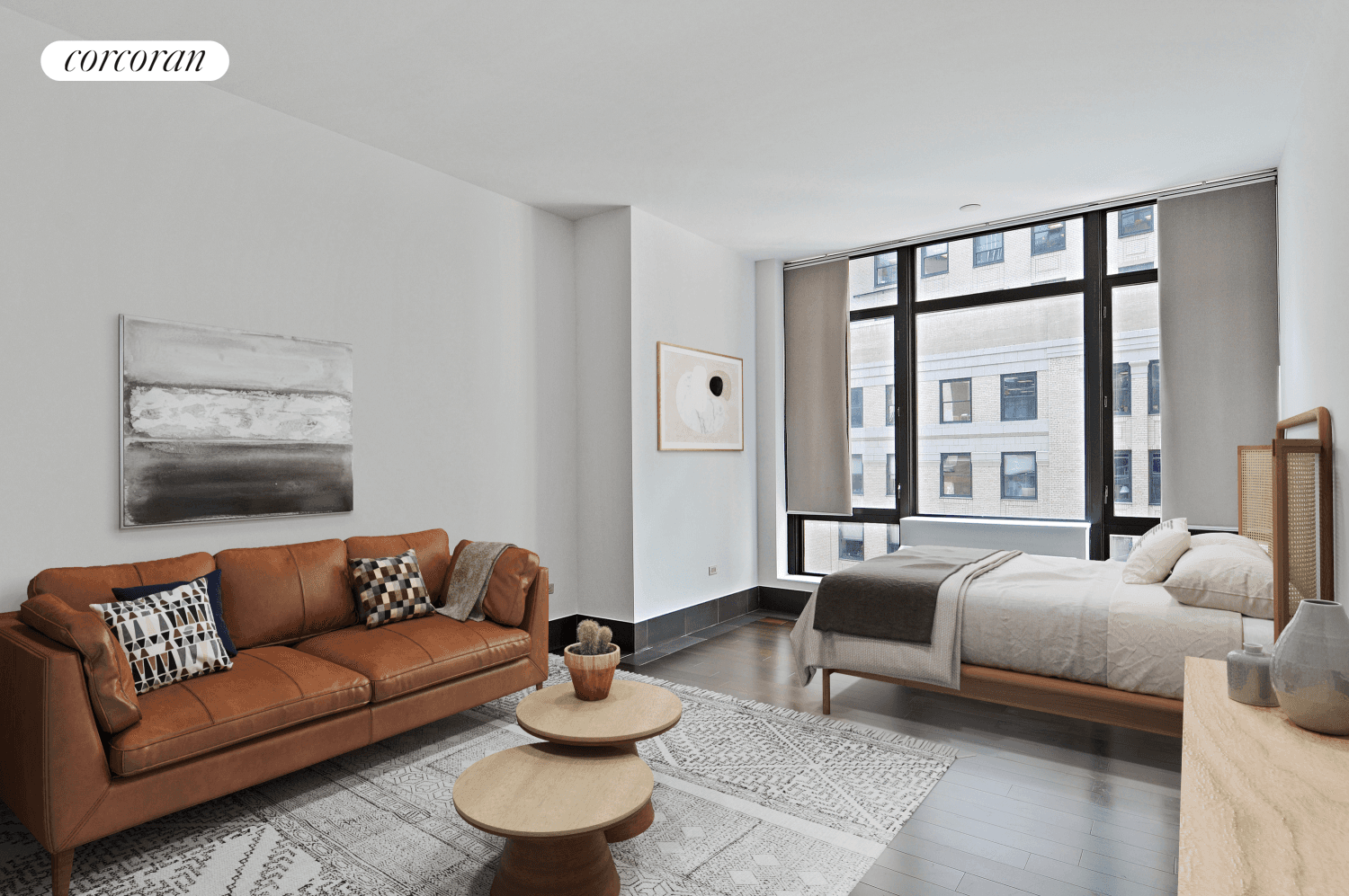 A Spacious 584 SF, luxury Studio apartment in the luxurious 40 Broad Street Condominium.