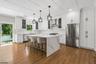 Kitchen w/waterfall Island