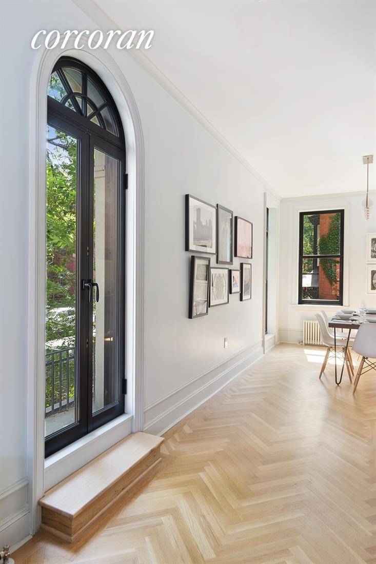 Impeccably renovated from top to bottom with a wonderful continuity of design throughout, no detail was overlooked in the meticulous restoration of this single family townhouse.