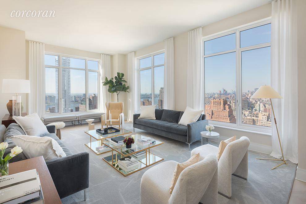 For immediate occupancy Positioned on the northwest corner with views of the Midtown skyline and the Hudson River, this residence features a corner Living Dining Room, and Eat In Kitchen ...