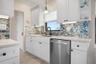 Remodeled kitchen with stainless appiances