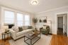 Virtually staged living room