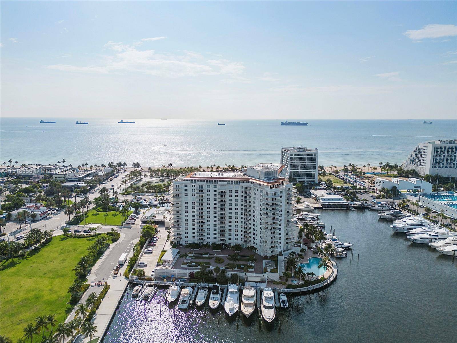 This corner unit in a luxurious Fort Lauderdale Beach waterfront high rise offers an exceptional opportunity to experience breathtaking ocean and Intracoastal views.