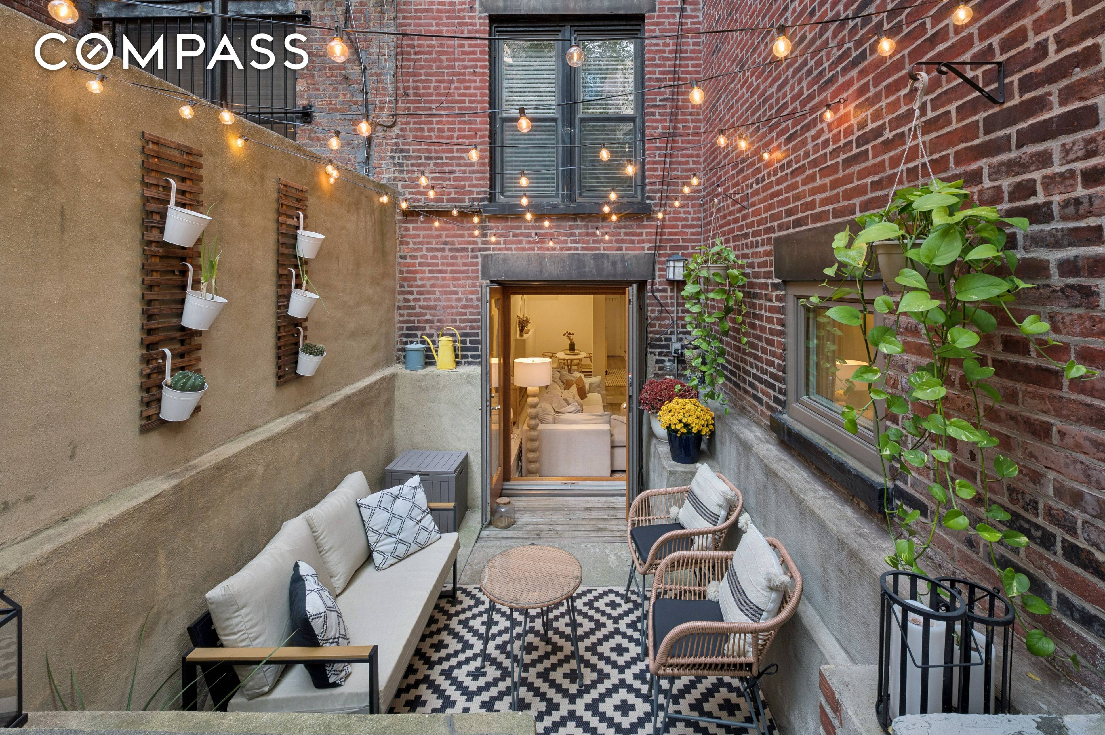 Charming Garden Level One Bedroom with Private Outdoor Oasis in the Heart of the Upper West Side.