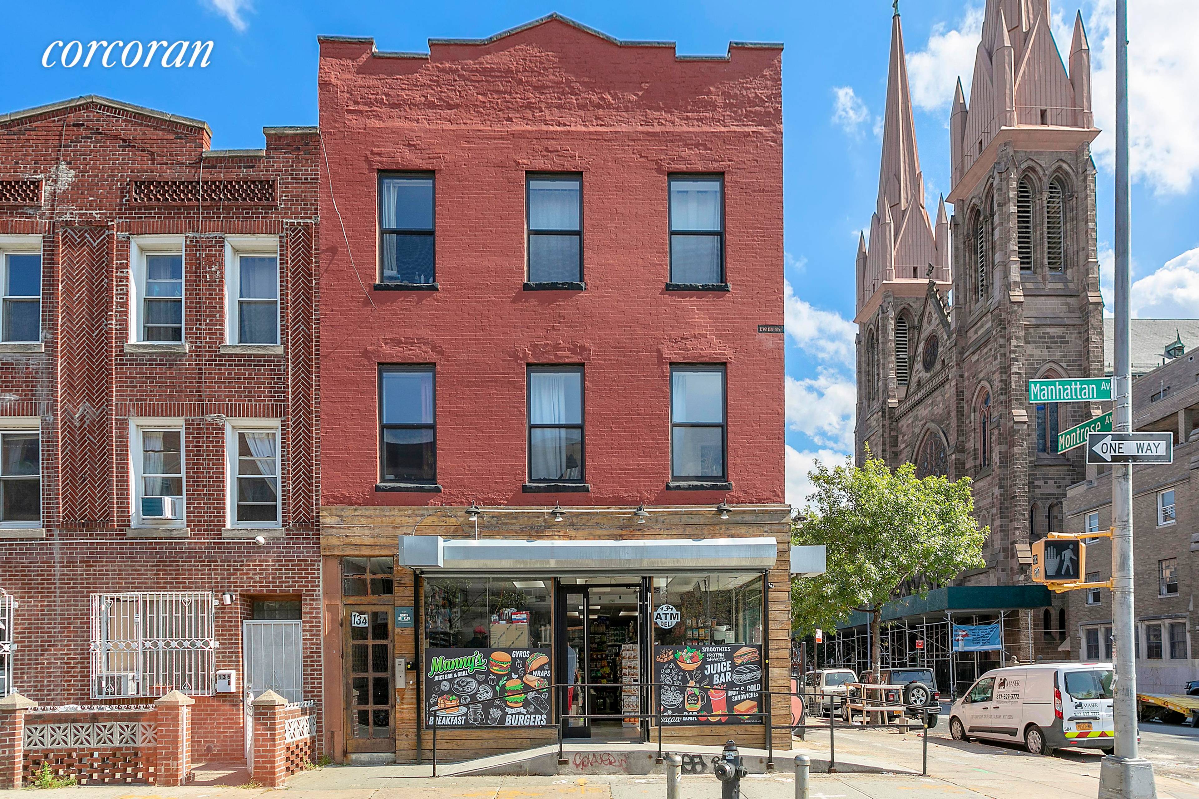 Beautiful and fully occupied Three unit building in Williamsburg.