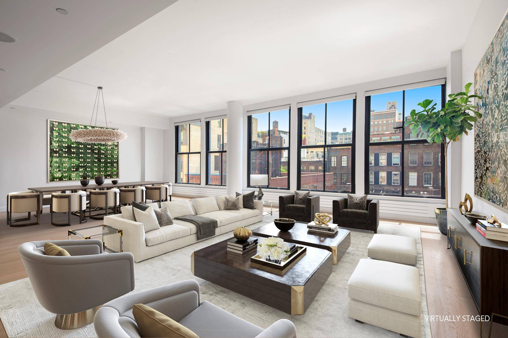 PH1A at 139 Wooster is a rare, 3, 000SF, full floor penthouse in the heart of the SoHo Cast Iron District.