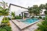 This photo is AI generated to give an example of the oasis backyard soon to come