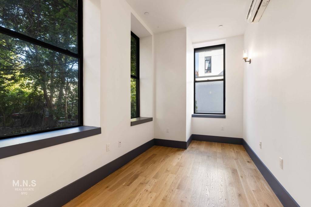 Situated on a lovely tree lined street in Bushwick and the corner of Corner of Menahan Street and Evergreen Ave is Apartment 2A at The Mosaic 23 Menahan St is ...