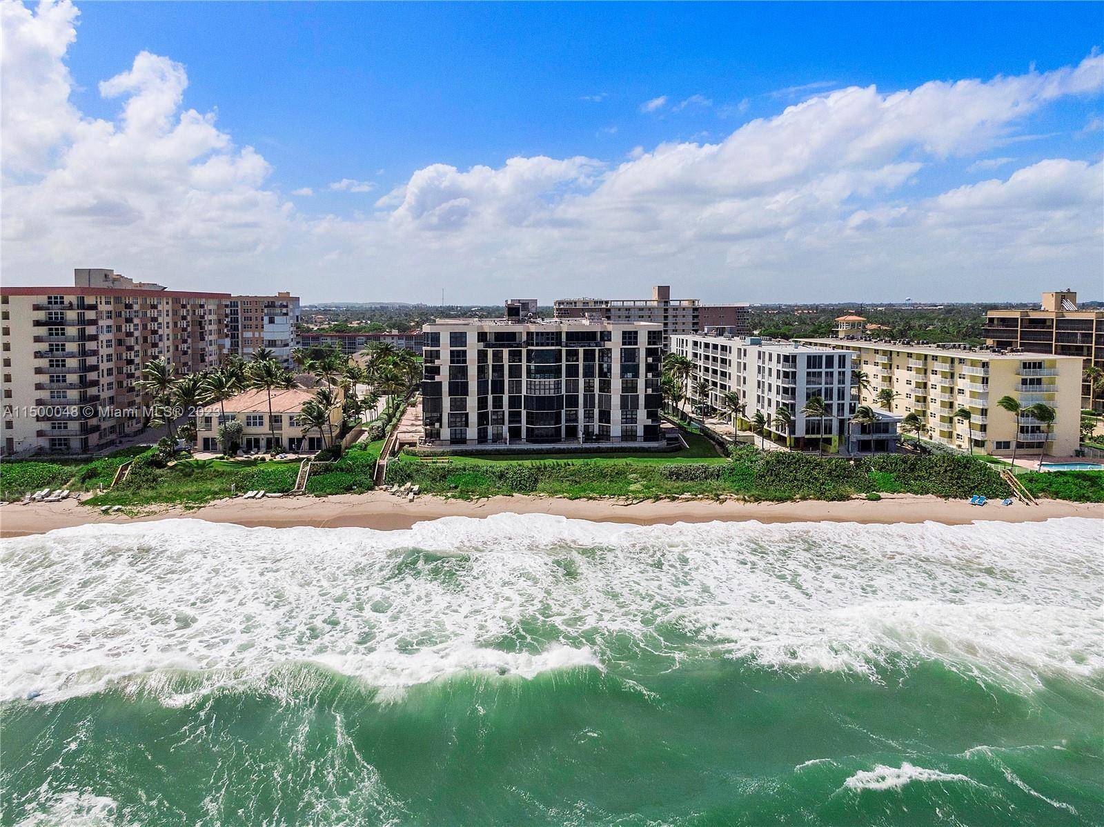 Direct oceanfront condo located in the recently renovated Hillsboro Ocean Club.