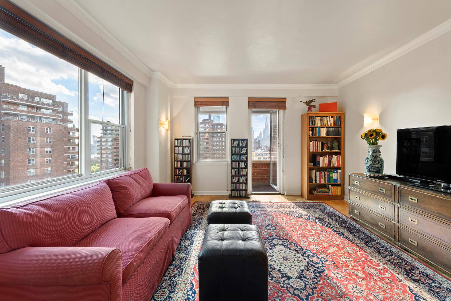 ACCEPTED OFFER ! Placed on a high floor, with views of downtown Manhattan, including One World Trade Center, The Woolworth Building, plus the East River, L 1702 offers a Two ...