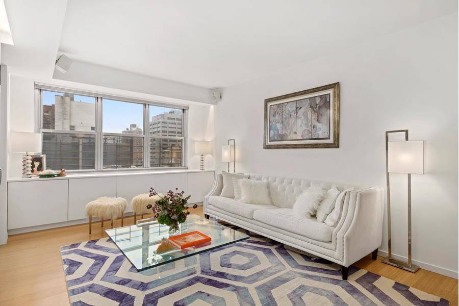 Relax and unwind in this serene corner unit filled with sunshine at Gramercy Park Towers.