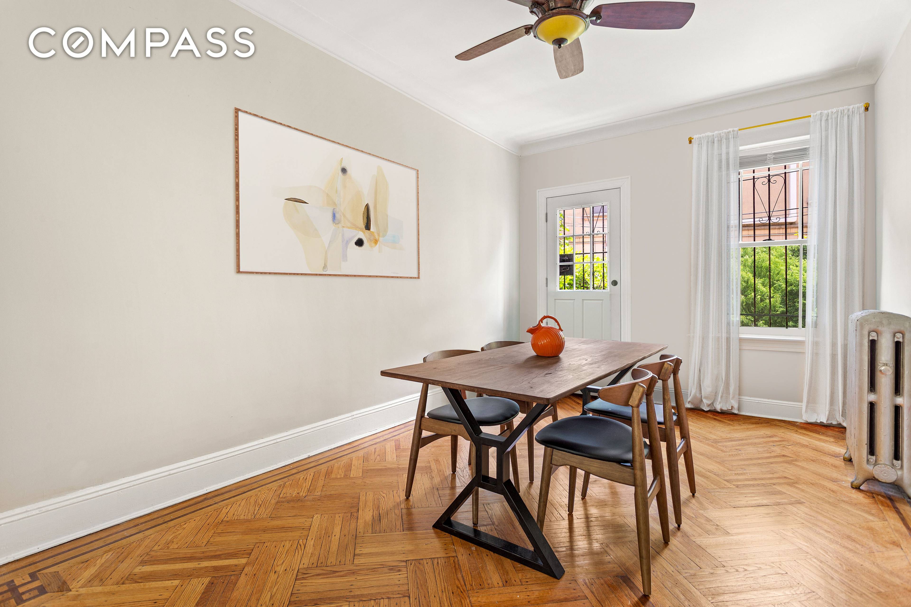 A dreamy house and a rare opportunity to own a townhouse facing Prospect Park awaits.