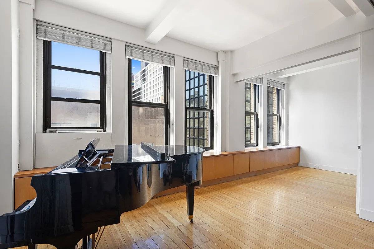 Pre War Condo Loft at the Kheel Tower Large amp ; beautiful, quintessential Chelsea Loft with 11 foot ceilings and great Western light from a wall of over sized windows.