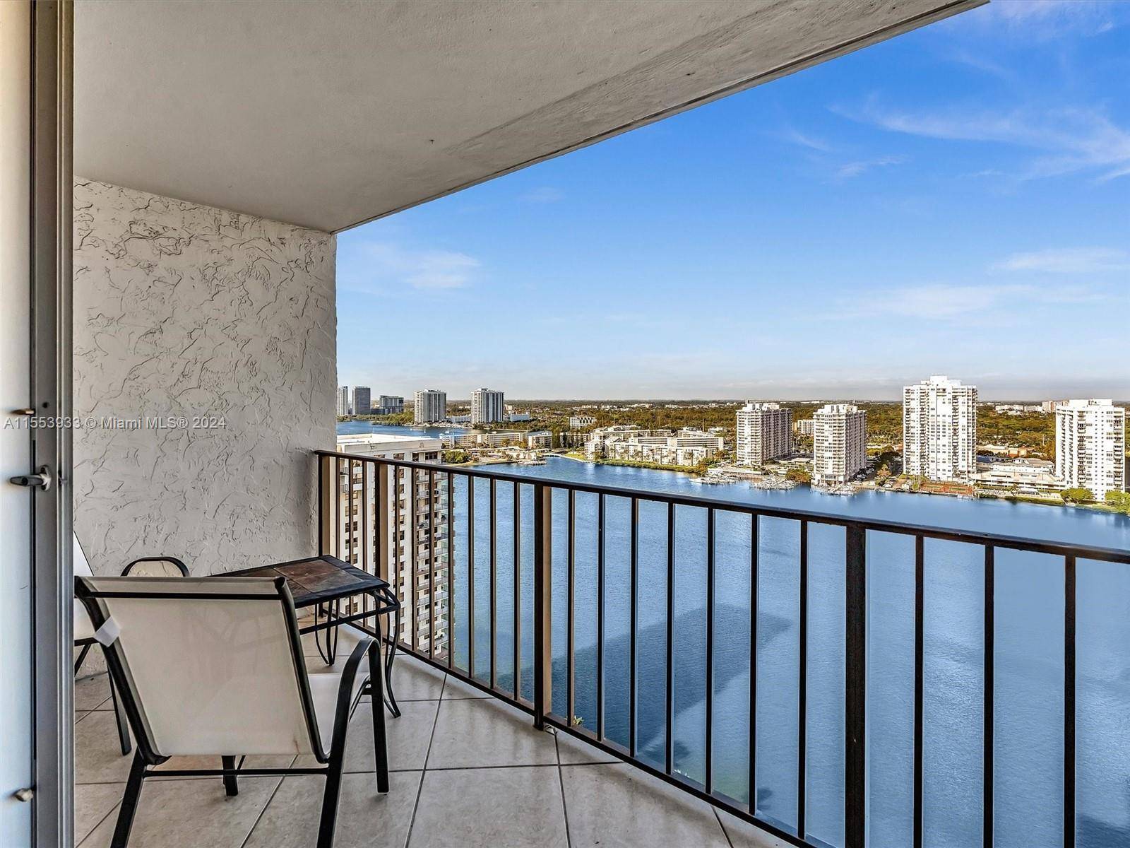 Welcome to this beautifully remodeled 2 2 in Aventura, with a spectacular view of the intracoastal, bay, pool, and city, from every room !