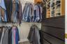 Master "his" closet