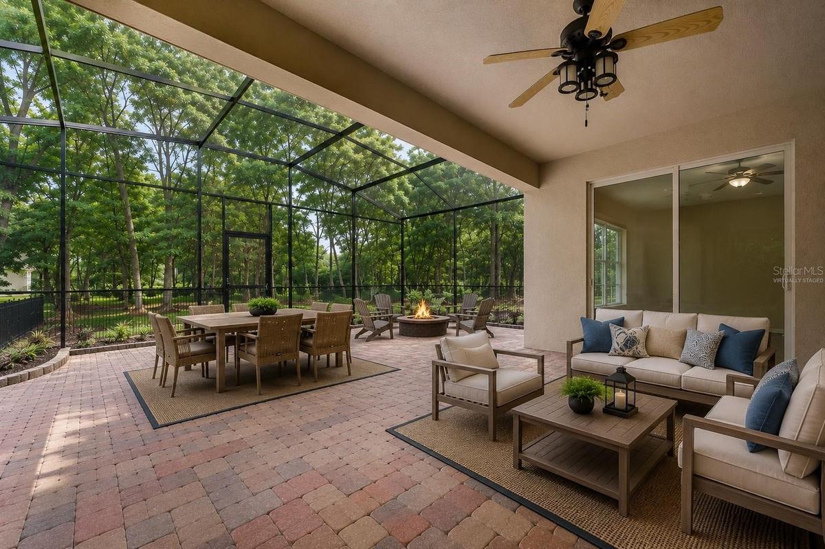 Virtually Staged- Outdoor Living Space