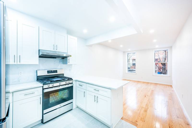 Be the 1st to reside in this duplex Three Bedroom apartment with One and half bathroom with private garden in the heart of Park Slope Gowanus.