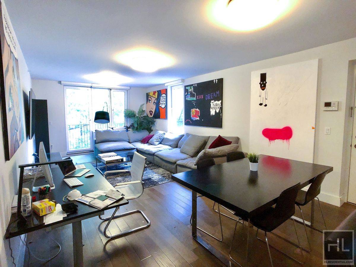 This rent stabilized 1 bedroom 1 bathroom apartment has 737 sqft of total interior space amp ; and a private deck !