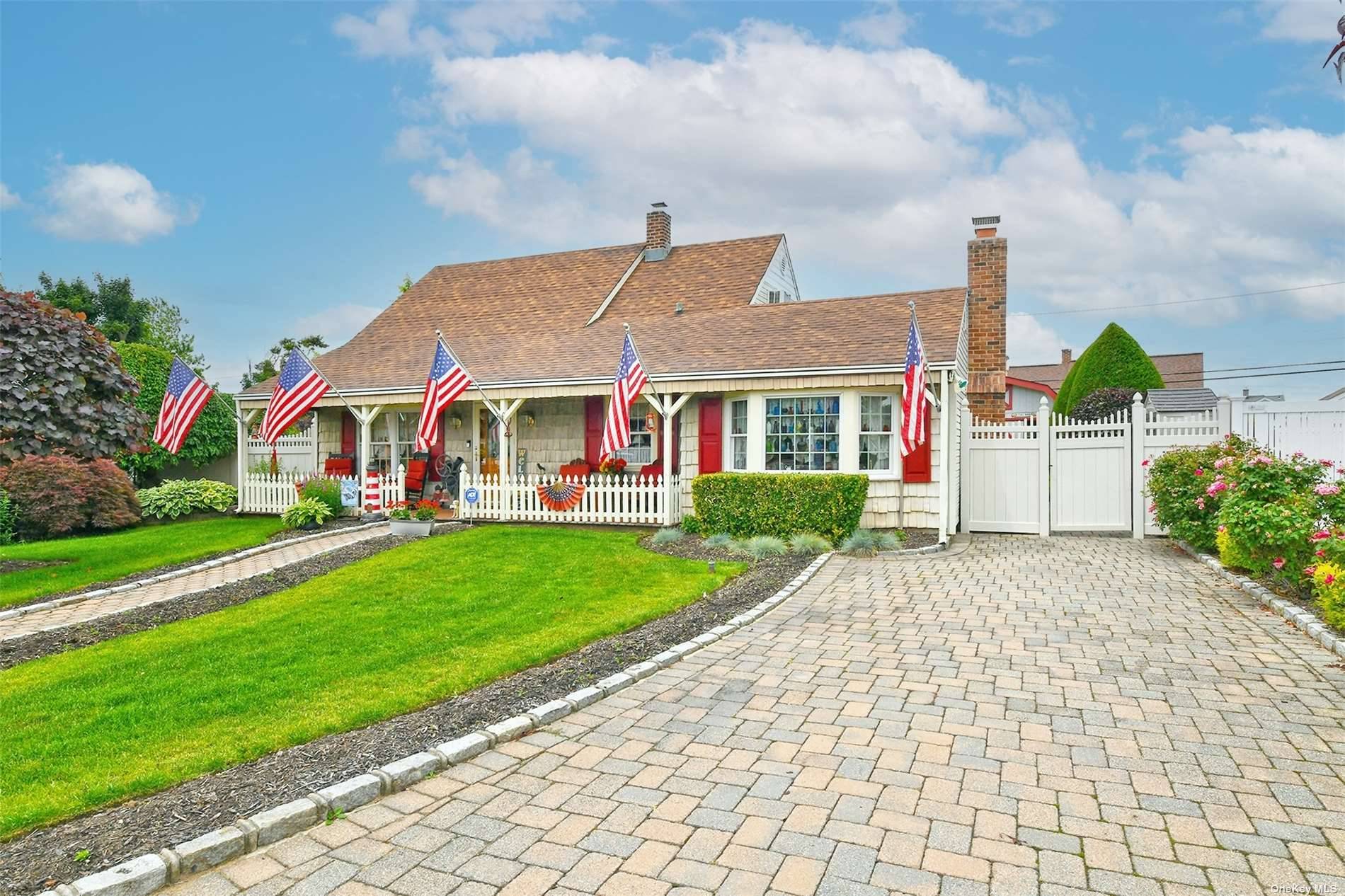 This Levittown home is truly one of a kind, boasting 4 bedrooms and 1.