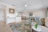 Open concept living and dining area