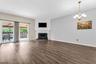 Living Room w/ wood burning FP