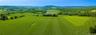 Bull Farm is an extraordinary 422.42-acre assemblage of farmland, woodlands, wetlands, and working agricultural property. The entire property seen fro